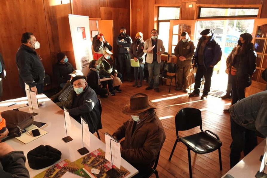 Gobierno en Terreno: DPP de General Carrera acerca servicios a las localidades de la comuna de Chile Chico